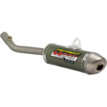 KX125 '03-07 - Pro Circuit Ti-2 Shorty Carbon Kevlar/Titanium Silencer