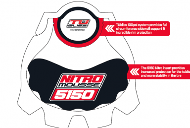 Main image of item: NUETECH 5150 MOUSSE 18 REAR TIRES (110-140 WIDTH) PLUSHIE - 18"