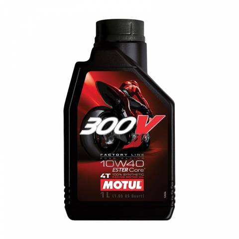 MOTUL 300V 4T COMPETITION SYNTHETIC OIL 10W-40 4-LITER