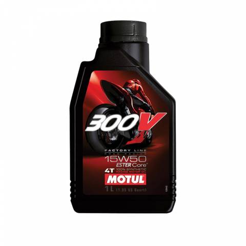 MOTUL 300V 4T COMPETITION SYNTHETIC OIL 15W-50 LITER