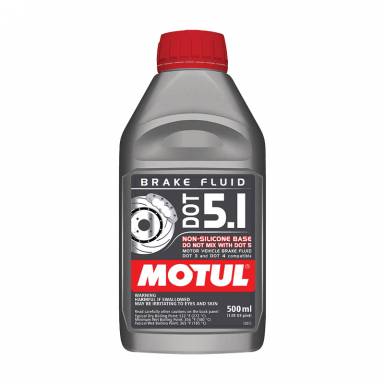 Main image of item: MOTUL DOT 5.1 BRAKE FLUID .5L