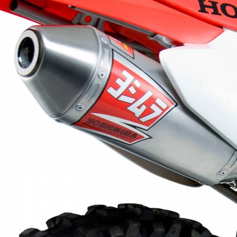 CRF230F 03-19 YOSHIMURA RS-2 STAINLESS FULL EXHAUST, W/ ALUMINUM MUFFLER