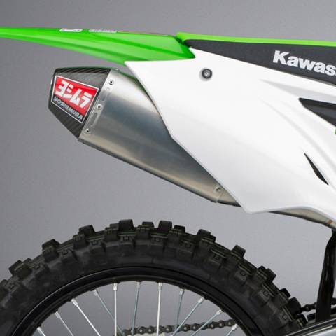 RS-4 HEADER/CANISTER/END CAP EXHAUST SLIP ON SYSTEM SS-AL-CF - KX250F '17-20