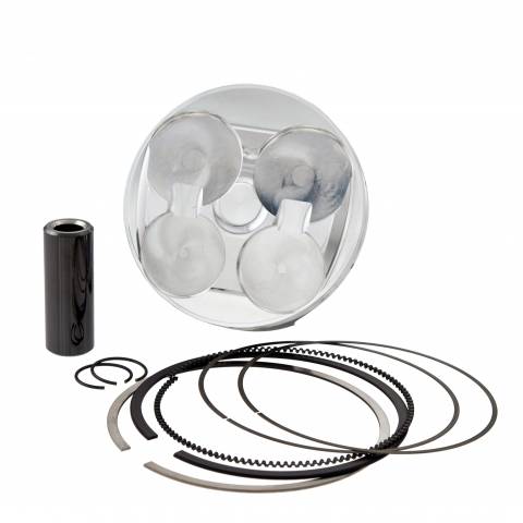 CP-CARRILLO '16-25 KTM 450 SX-F 14.0:1, std bore (450cc) Project X Pro Piston Kit Profiled Pin Bore,
