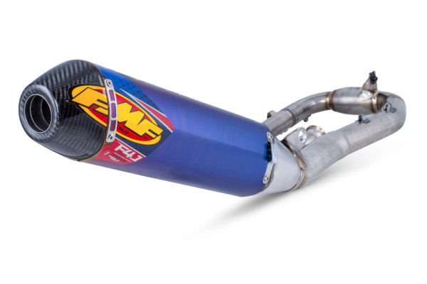 FMF FACTORY 4.1 RCT TITANIUM ANODIZED FULL SYSTEM W/ CARBON END CAP (044447) YZ450F 18-19