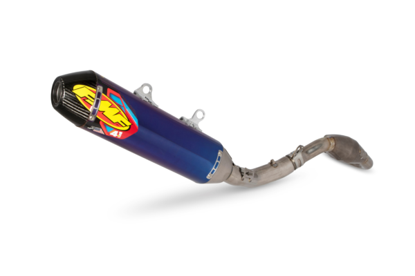 FMF FACTORY 4.1 RCT TITANIUM ANODIZED FULL SYSTEM W/ CARBON END CAP (045635)