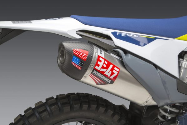 YOSHIMURA EXHAUST RS-12 STAINLESS FULL EXHAUST, W/ ALUMINUM MUFFLER KTM / HUSKY - IN STOCK