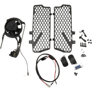 TRAIL TECH RAD GUARD/FAN COMBO BLK KTM/HUSKY 2008-2016