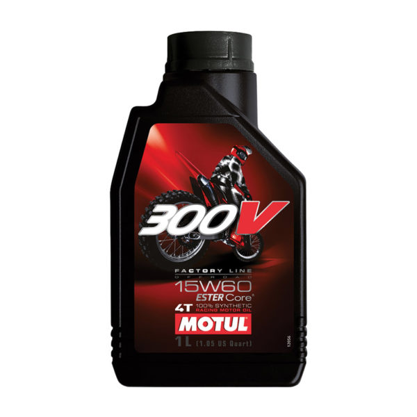 MOTUL 300V OFFROAD 4T COMPETITION SY NTHETIC OIL 15W-60 LITER