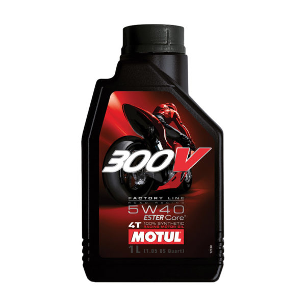 MOTUL 300V 4T COMPETITION SYNTHETIC OIL 5W-40 4-LITER